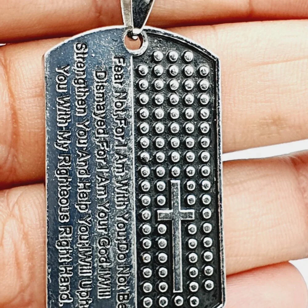 ❤️Soldiers famous Egypt Scripture Necklace, N90201P131